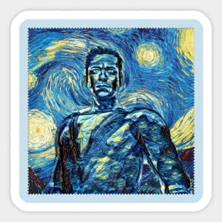 Shazam Van Gogh Style Sticker